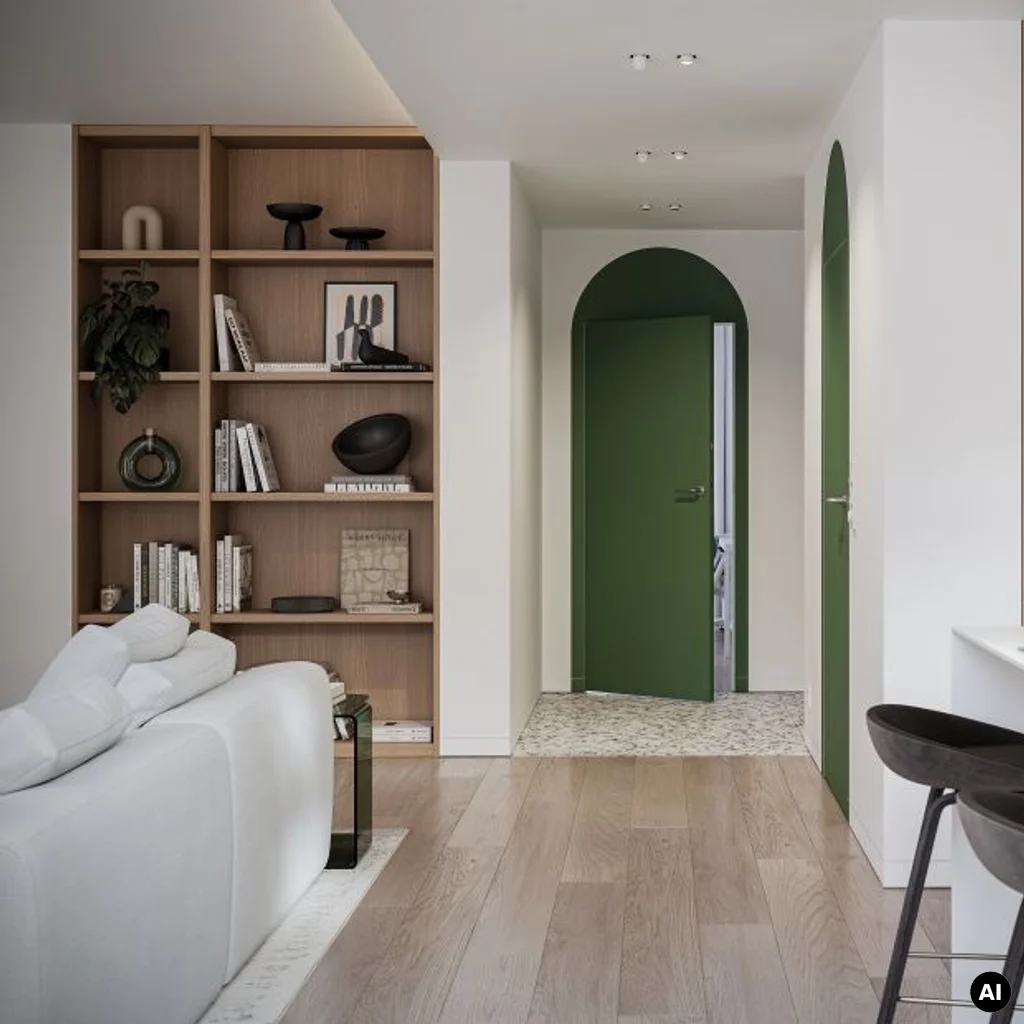 Drzwi ukryte Porta HIDE Bezprzylgowe (otwierane na zewnątrz) Lewe 70cm plaster miodu, SPA1110L07LBP0A7U0H000, Drzwi wewnętrzne, PORTA HIDE, PORTA