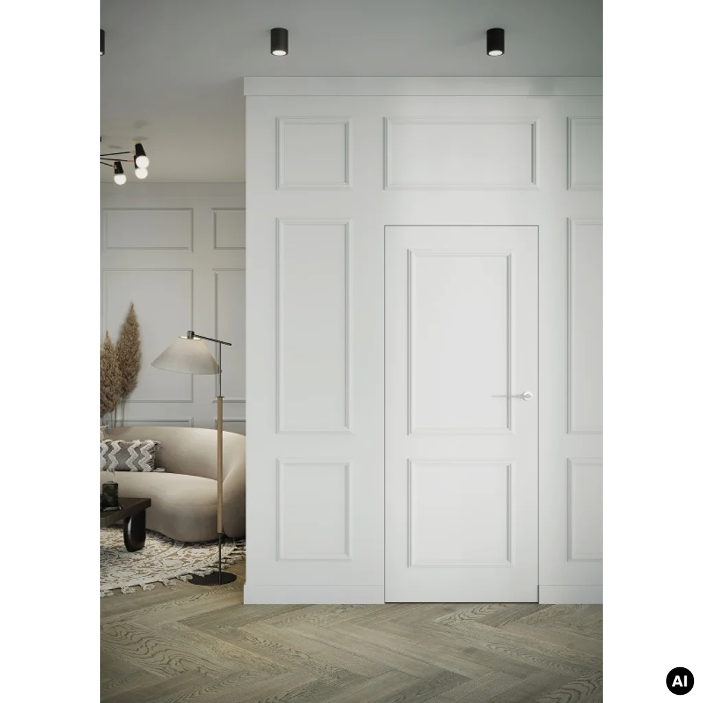 Drzwi ukryte Porta HIDE Bezprzylgowe (otwierane na zewnątrz) Lewe 70cm plaster miodu, SPA1110L07LBP0A7U0H000, Drzwi wewnętrzne, PORTA HIDE, PORTA