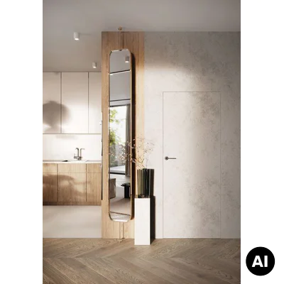Drzwi ukryte Porta HIDE Odwrotna przylga (otwierane do wewnątrz) Lewe 70cm plaster miodu, SPP1110L07LBP0A7U0H000