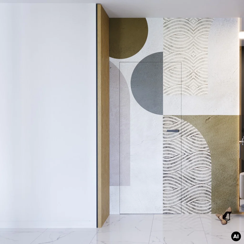Drzwi ukryte Porta HIDE Bezprzylgowe (otwierane na zewnątrz)  Lewe 80cm plaster miodu, SPA1110L08LBP0A7U0H000, Drzwi wewnętrzne, PORTA HIDE, PORTA