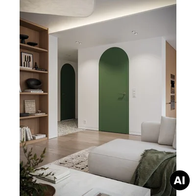 Drzwi ukryte Porta HIDE Odwrotna przylga (otwierane do wewnątrz) Prawe 80cm plaster miodu, SPP1110P08LBP0A7U0H000