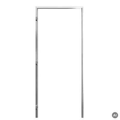 Ościeżnica do drzwi ukryte Porta Hide Odwrotna przylga (otwierane do wewnątrz) Lewa 80cm, OPP100LL080000AN300000