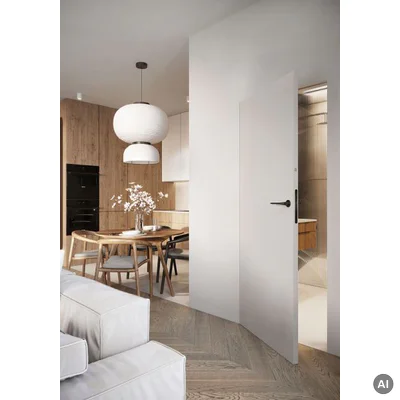 Ościeżnica do drzwi ukryte Porta Hide bezprzyglowa (otwierane na zewnątrz) Lewa 80cm, OPA100LL080000AN200000