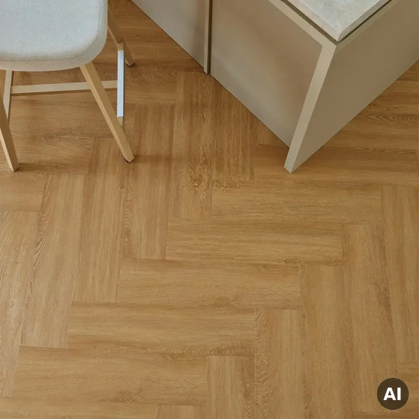 Panele winylowe SPC z podkładem Jodełka Dąb Utah Klasa 33