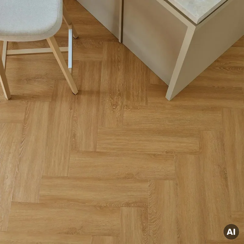 Panele winylowe SPC z podkładem Jodełka Dąb Utah Klasa 33