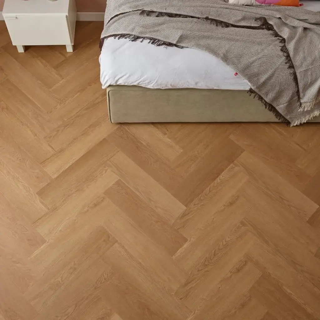 Panele winylowe SPC z podkładem Jodełka Dąb Montana Klasa 33 6 mm, 6067557, Panele winylowe, Rega, VOX