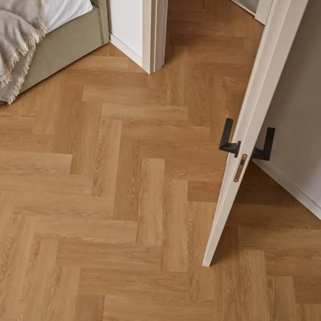 Panele winylowe SPC z podkładem Jodełka Dąb Montana Klasa 33 6 mm, 6067557, Panele winylowe, Rega, VOX