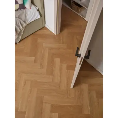 Panele winylowe SPC z podkładem Jodełka Dąb Montana Klasa 33 6 mm, 6067557