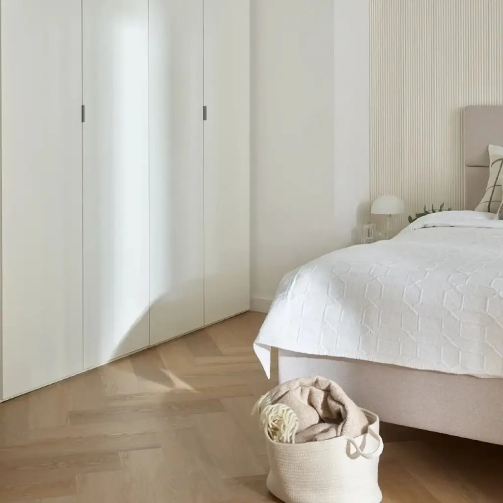 Panele winylowe SPC z podkładem Jodełka Dąb Iowa Klasa 33 6 mm, 6067558, Panele winylowe, Rega, VOX