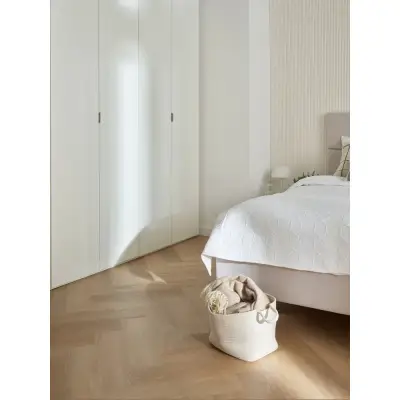 Panele winylowe SPC z podkładem Jodełka Dąb Iowa Klasa 33 6 mm, 6067558