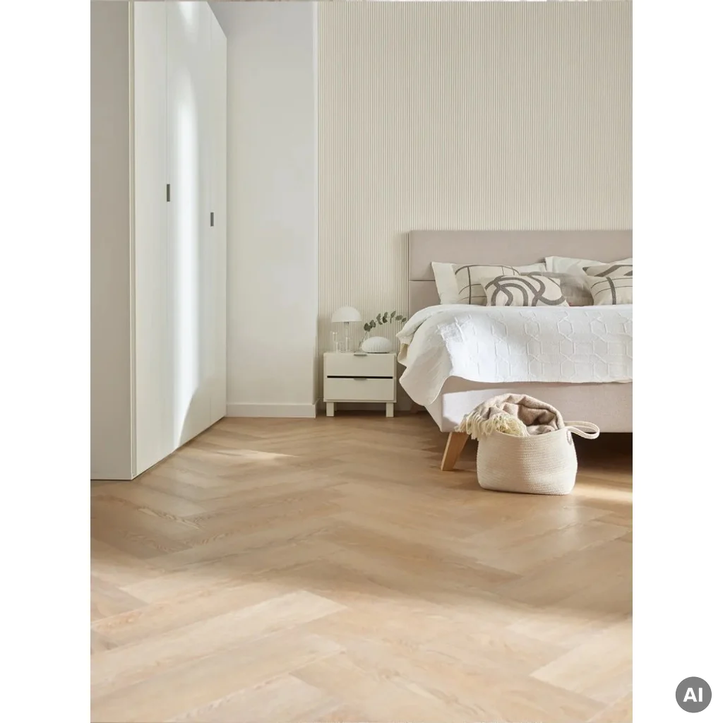 Panele winylowe SPC z podkładem Jodełka Dąb Iowa Klasa 33 6 mm, 6067558, Panele winylowe, Rega, VOX