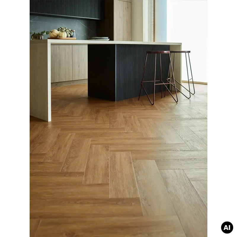 Panele winylowe SPC z podkładem Jodełka Dąb Phoenix Klasa