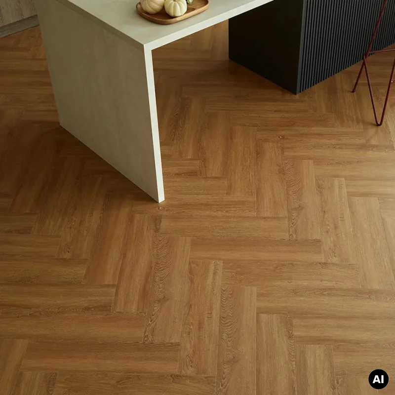 Panele winylowe SPC z podkładem Jodełka Dąb Phoenix Klasa