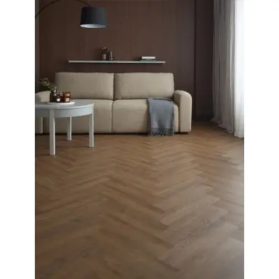 Panele winylowe SPC z podkładem Jodełka Dąb Nevada Klasa 33 6 mm, 6067555