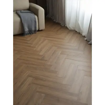 Panele winylowe SPC z podkładem Jodełka Dąb Nevada Klasa 33 6 mm, 6067555