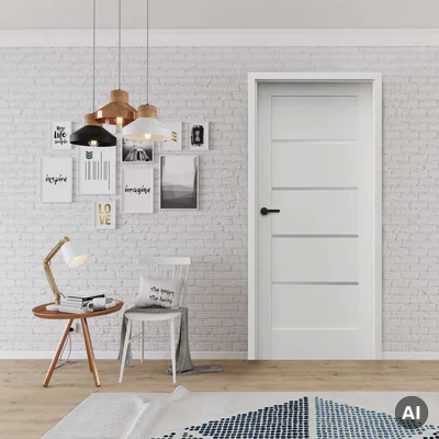 Drzwi Porta Trim Lite A.2 Prawe 80 Przylgowe WC, SPXTA20P08DBIWSB3KA300