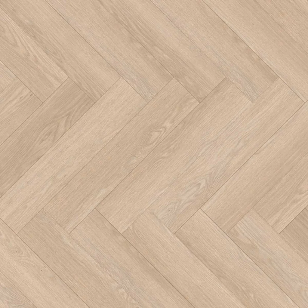 Panele podłogowe Jodełka Dąb Baronia jasny AC4 8 mm, 1806783, Panele podłogowe, NatureSense Herringbone, Egger