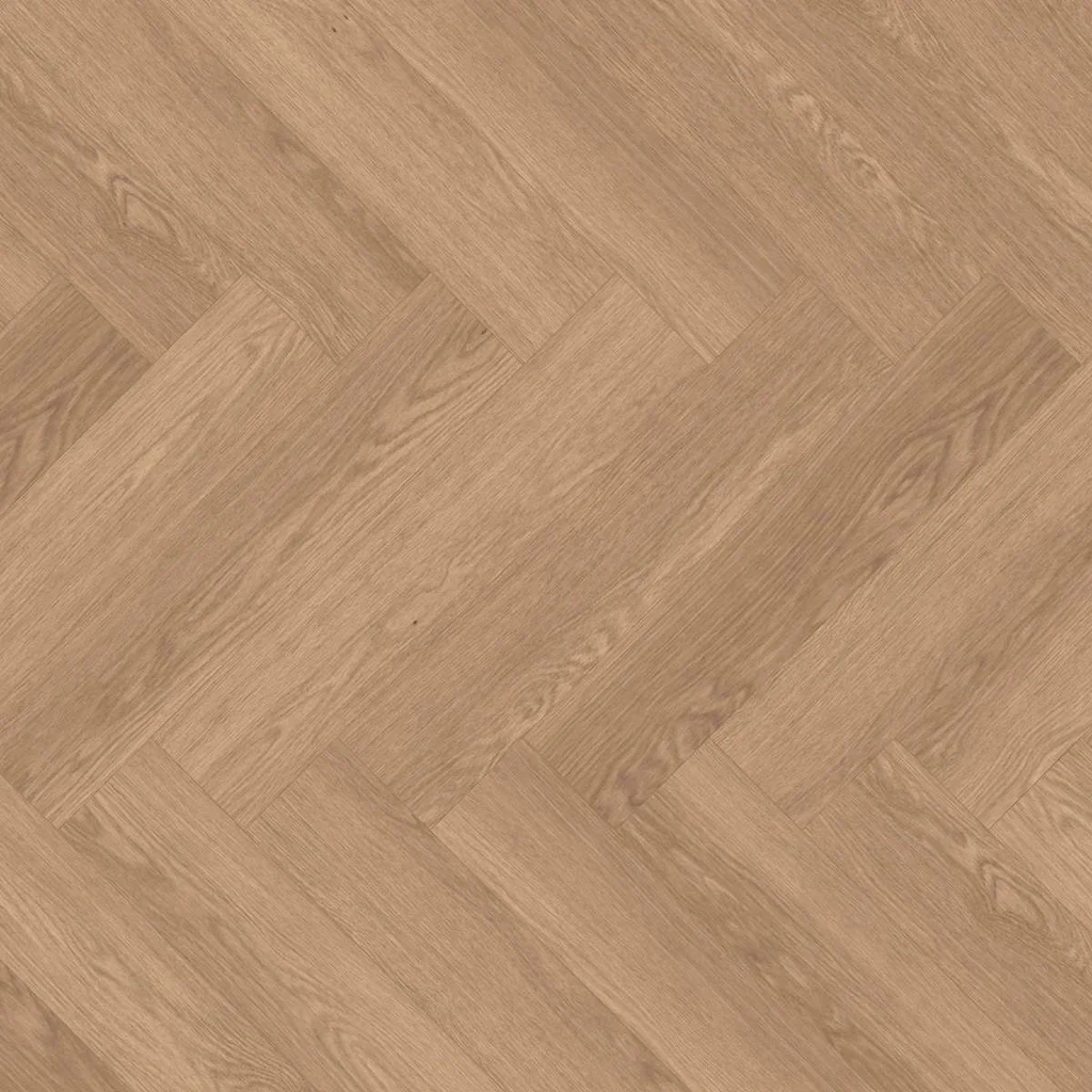 Panele podłogowe Jodełka Dąb Baronia brązowy AC4 8 mm, 1806803, Panele podłogowe, NatureSense Herringbone, Egger