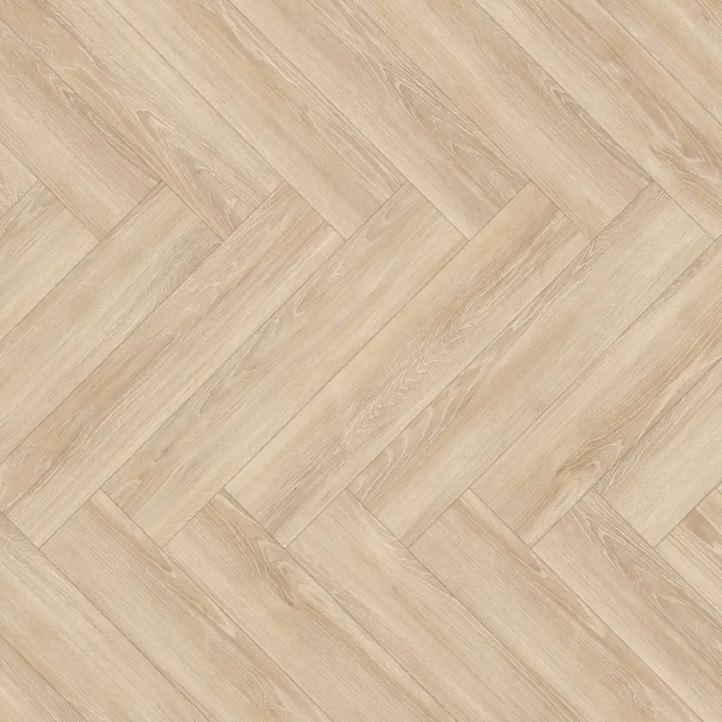 Panele podłogowe Jodełka Dąb Newport kremowy EL2161 AC4 8 mm, 1806784, Panele podłogowe, NatureSense Herringbone, Egger