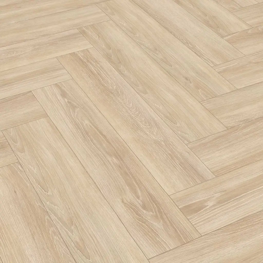 Panele podłogowe Jodełka Dąb Newport kremowy EL2161 AC4 8 mm, 1806784, Panele podłogowe, NatureSense Herringbone, Egger