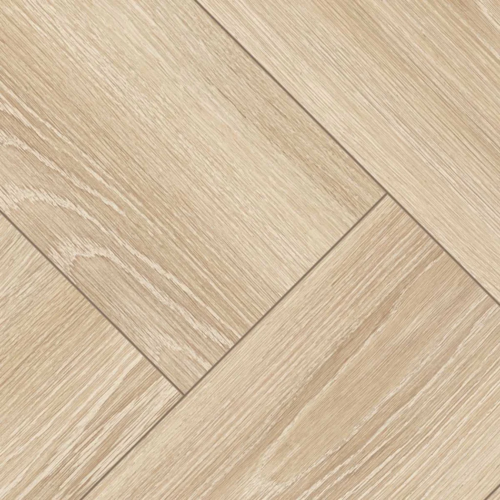 Panele podłogowe Jodełka Dąb Newport kremowy AC4 8 mm, 1806784, Panele podłogowe, NatureSense Herringbone, Egger