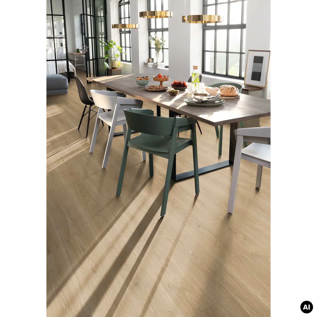 Panele podłogowe Dąb Treviso naturalny AC5 8 mm, 1789898, Panele podłogowe, NatureSense Classic Aqua 24h AC5, Egger