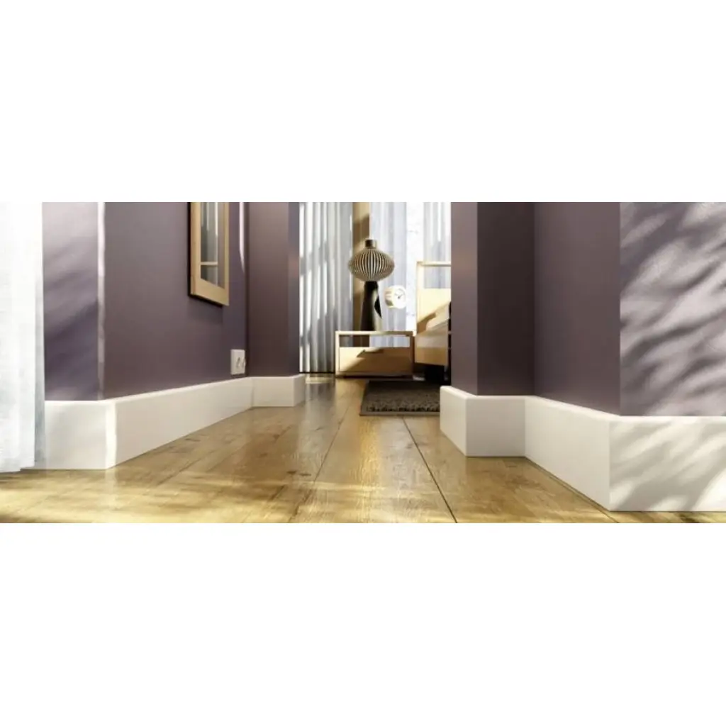 Listwa przypodłogowa Invado Biała P129, 100129392, Listwy przypodłogowe, Invado listwy, Invado