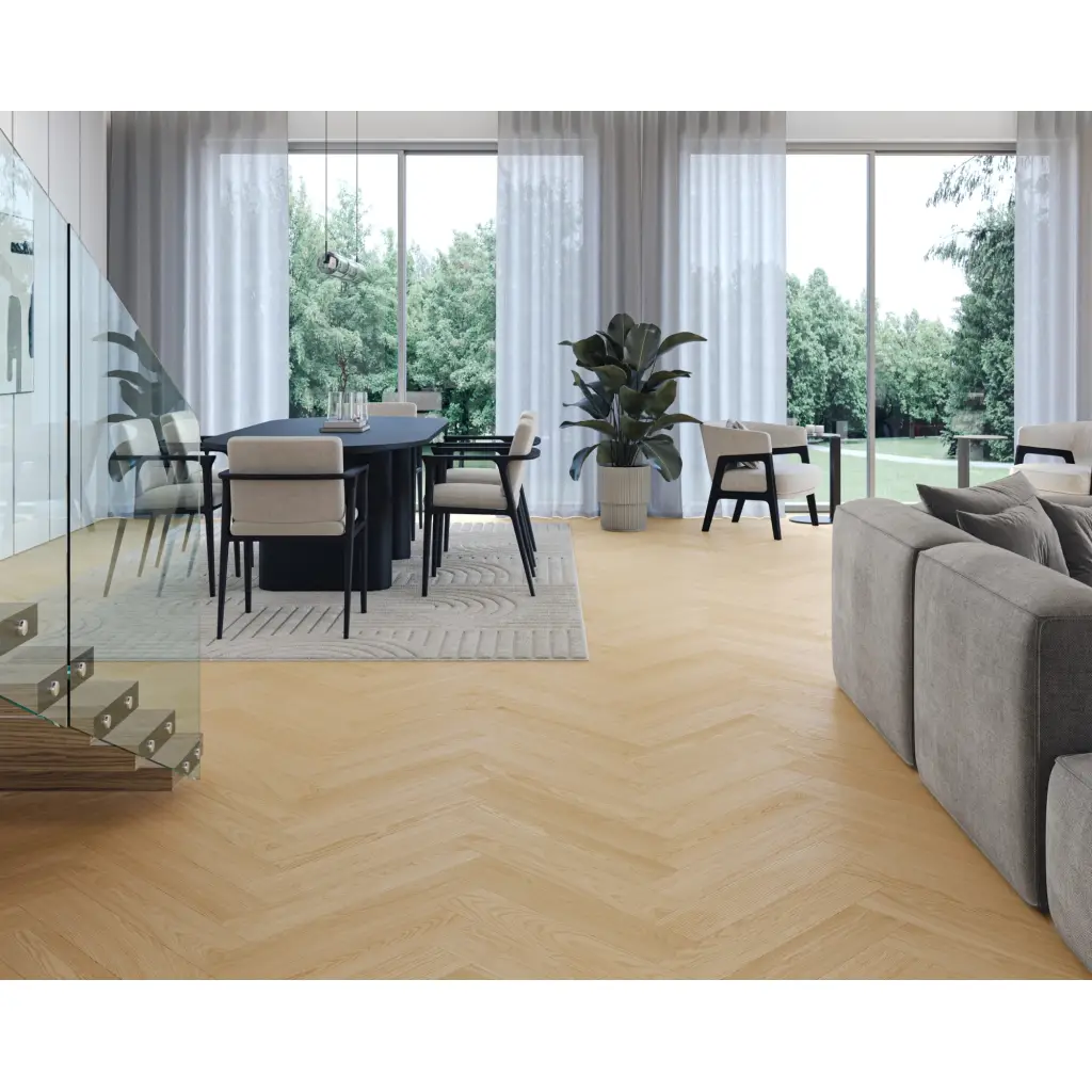 Panele winylowe SPC Jodełka Dąb Kremowy DP5000035 Klasa 34 5 mm, SW4HMX-FHLA1-DP5XXX-ECREA, Panele winylowe, Next Step Jodła Large, Barlinek