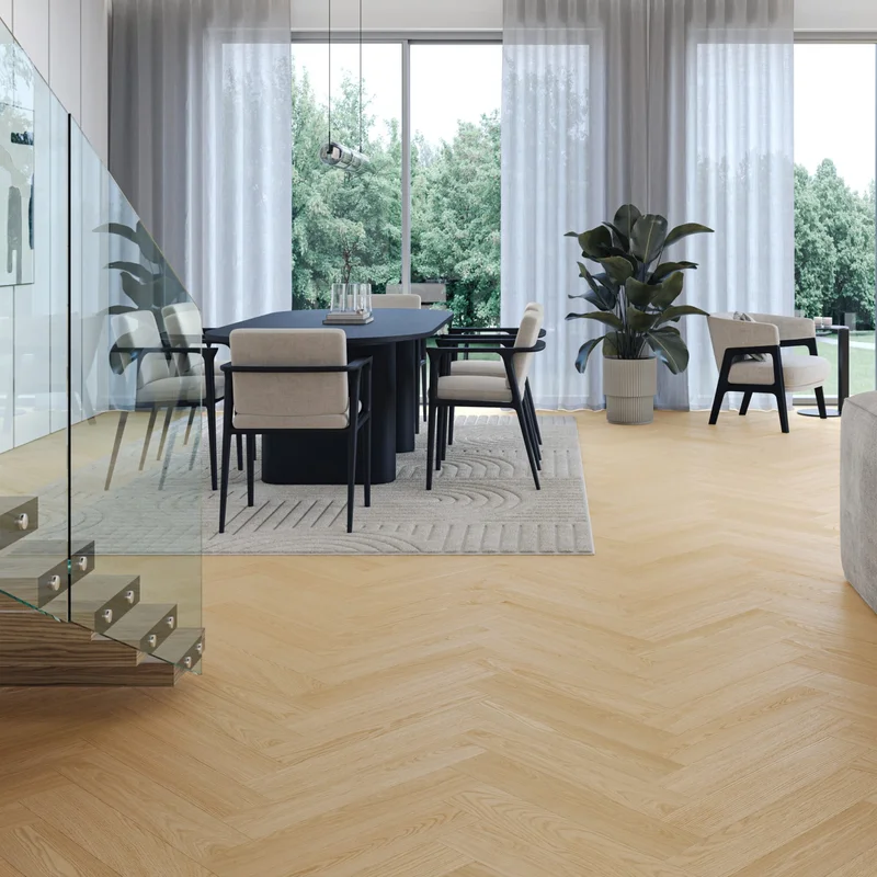 Panele winylowe SPC Jodełka Dąb Kremowy DP5000035 Klasa 34