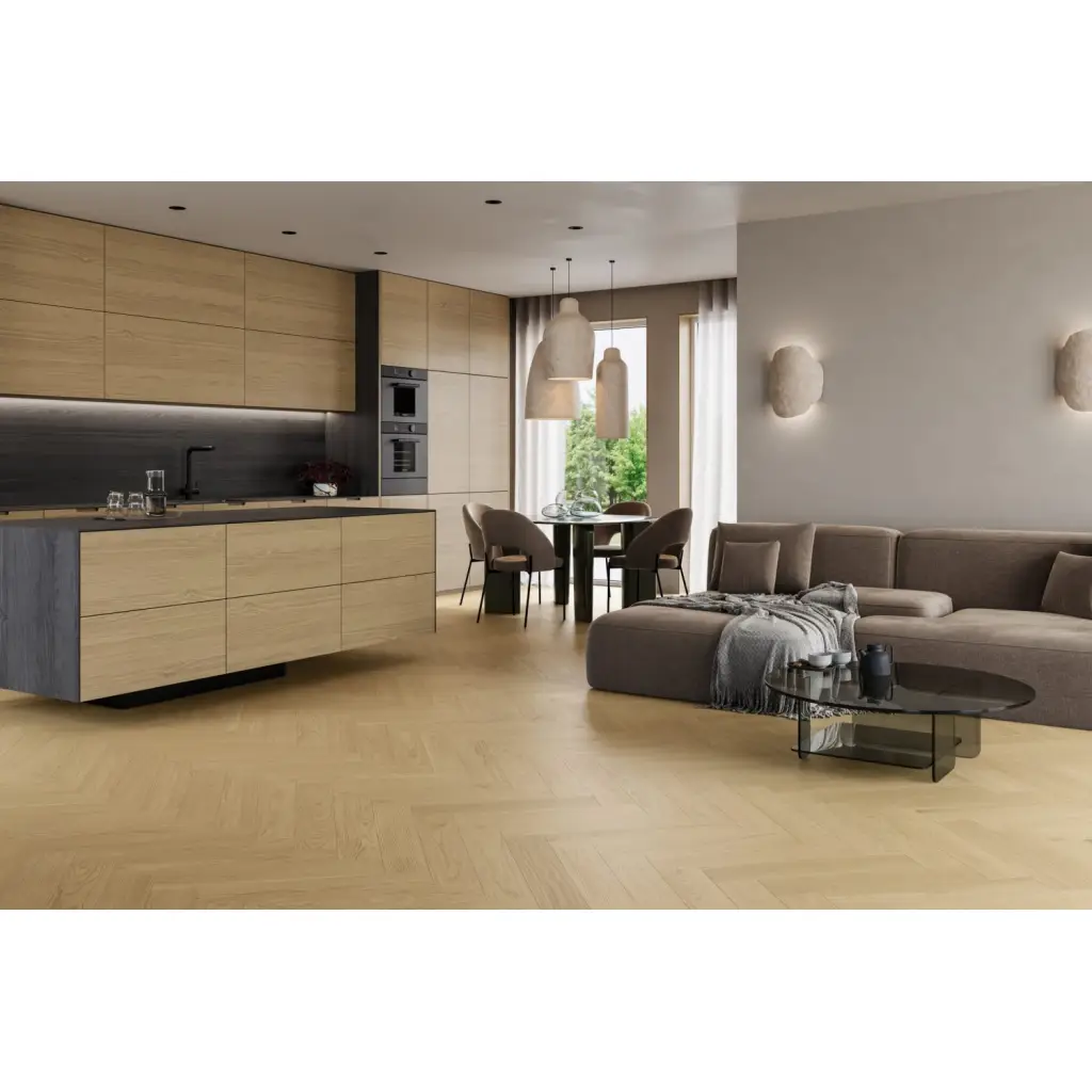 Panele winylowe SPC Jodełka Dąb Kremowy DP5000035 Klasa 34 5 mm, SW4HMX-FHLA1-DP5XXX-ECREA, Panele winylowe, Next Step Jodła Large, Barlinek