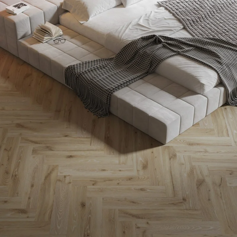 Panele winylowe ze zintegrowanym podkładem SPC Dąb Pustynn