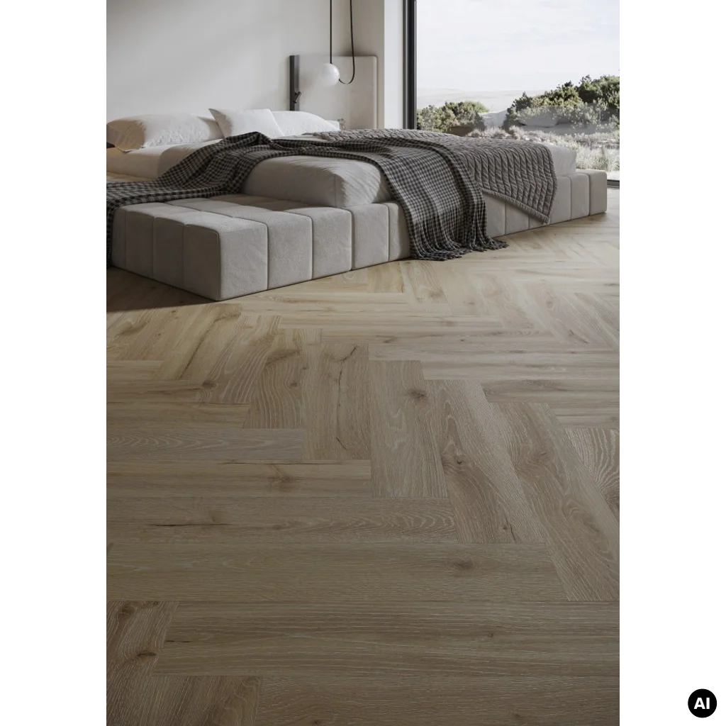 Panele winylowe ze zintegrowanym podkładem SPC Dąb Pustynny DP5000032  Klasa 34 6 mm, SW4HMO-HHLA1-DP5XXX-EDESF, Panele winylowe, Next Step Jodła Large+, Barlinek