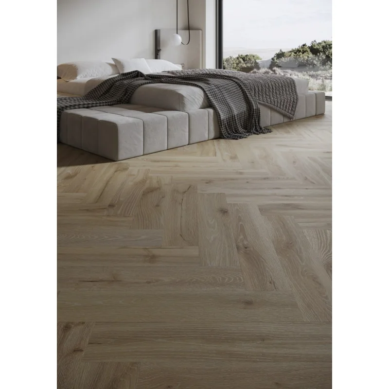 Panele winylowe ze zintegrowanym podkładem SPC Dąb Pustynn