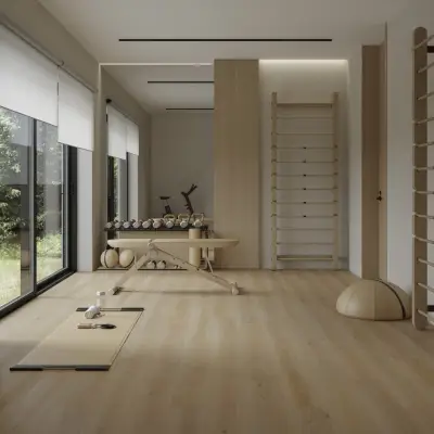 Panele winylowe ze zintegrowanym podkładem SPC Dąb Migdałowy DP3000008 Klasa 34 5.5 mm, SW4IMO-GSTAN-DP3XXX-EALMC