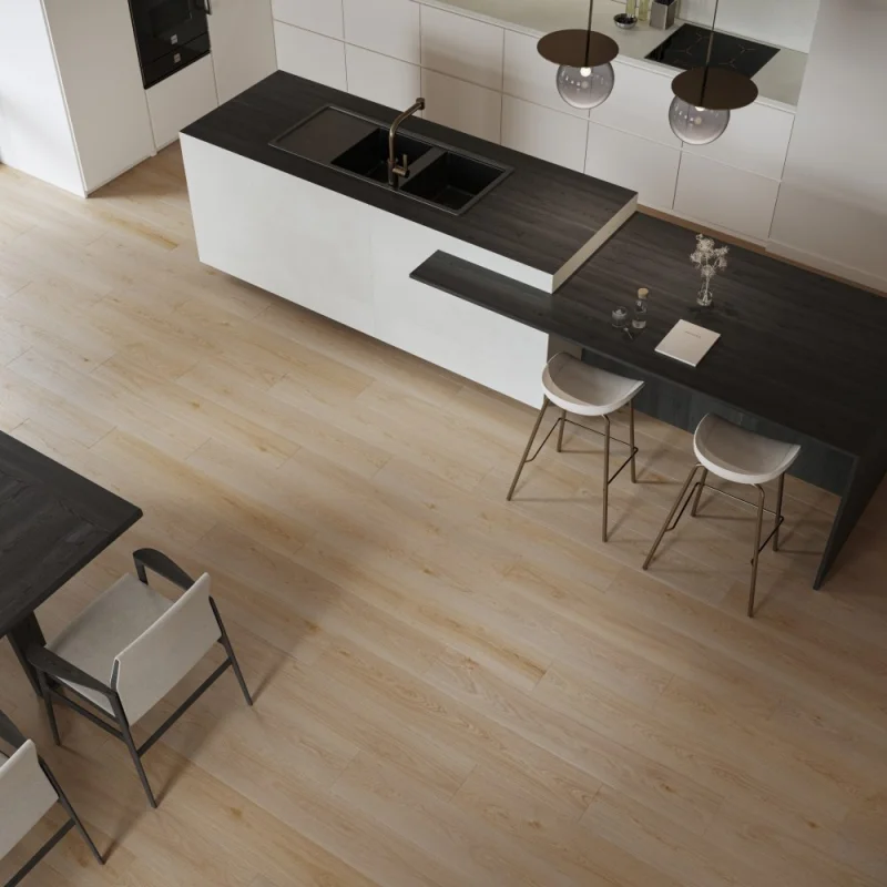 Panele winylowe ze zintegrowanym podkładem SPC Dąb Morelow