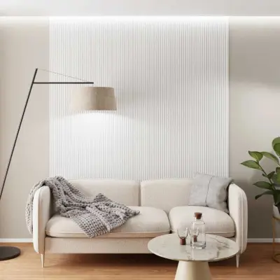 Zestaw Lamele wodoodporne Białe S, Listwa zakończeniowa Biała S Lewa, Listwa zakończeniowa Biała S Prawa, Y00010, Y00L10, Y00P10