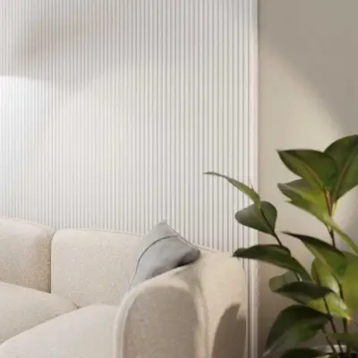 Zestaw Lamele wodoodporne Białe S, Listwa zakończeniowa Biała S Lewa, Listwa zakończeniowa Biała S Prawa, Y00010, Y00L10, Y00P10