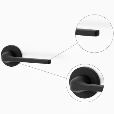 Klamka Roana Czarna, 5907609715951