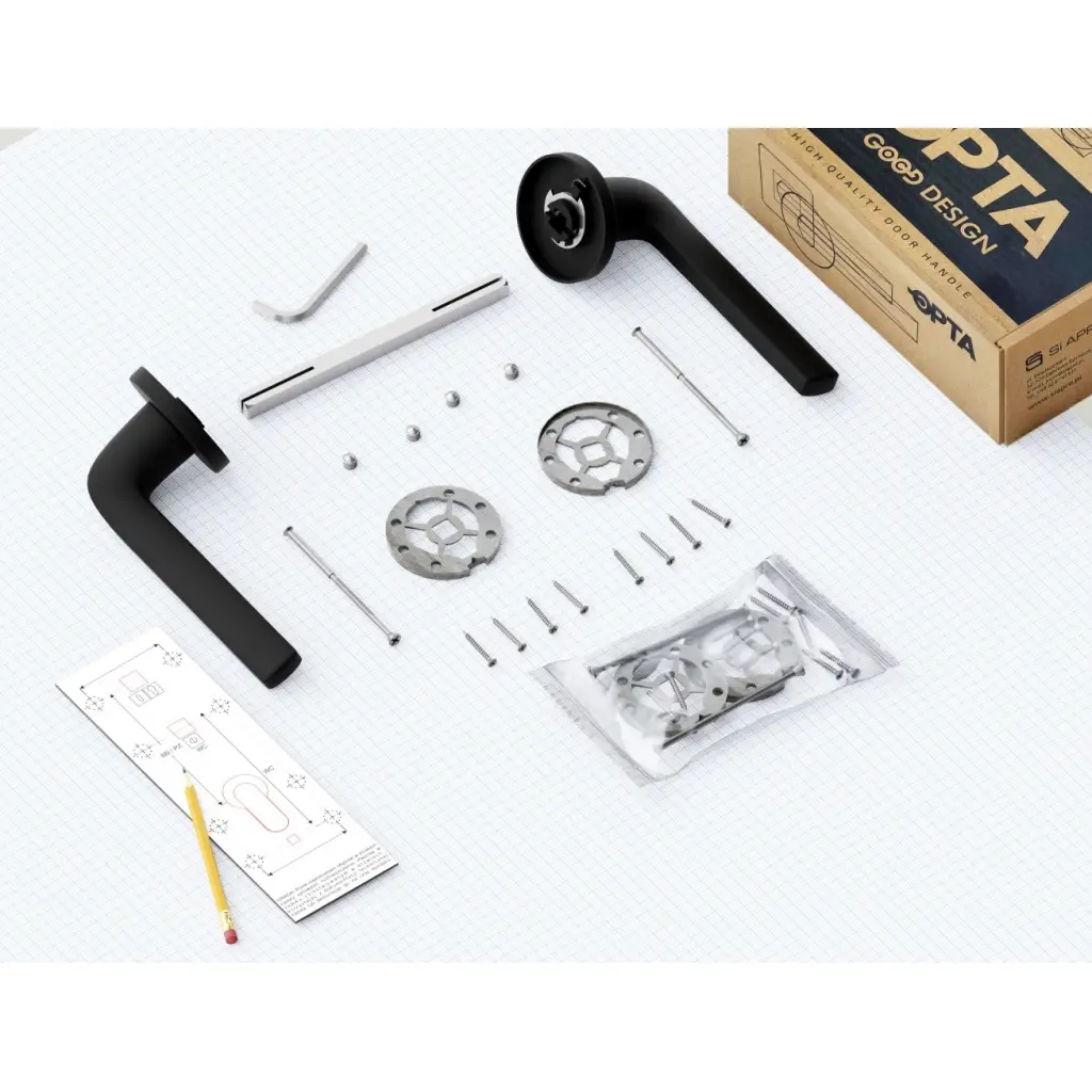 Klamka Roana Czarna, 5907609715951, Klamki, Roana, Si Apre