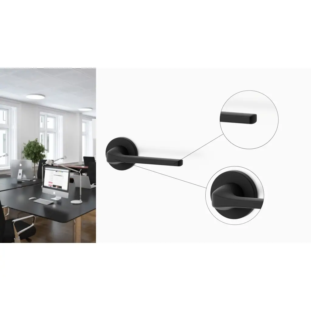 Klamka Roana Czarna, 5907609715951, Klamki, Roana, Si Apre