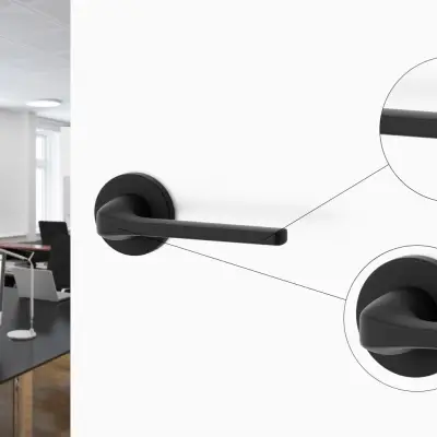 Klamka Roana Czarna, 5907609715951