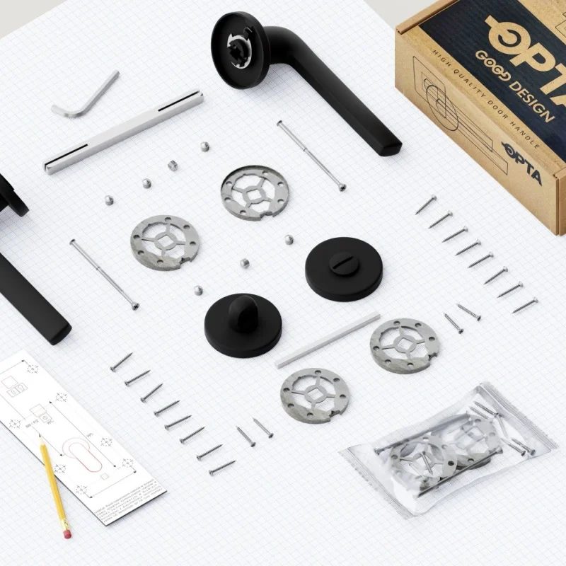 Rozeta okrągła do WC Czarna, 5907609713810 - 3