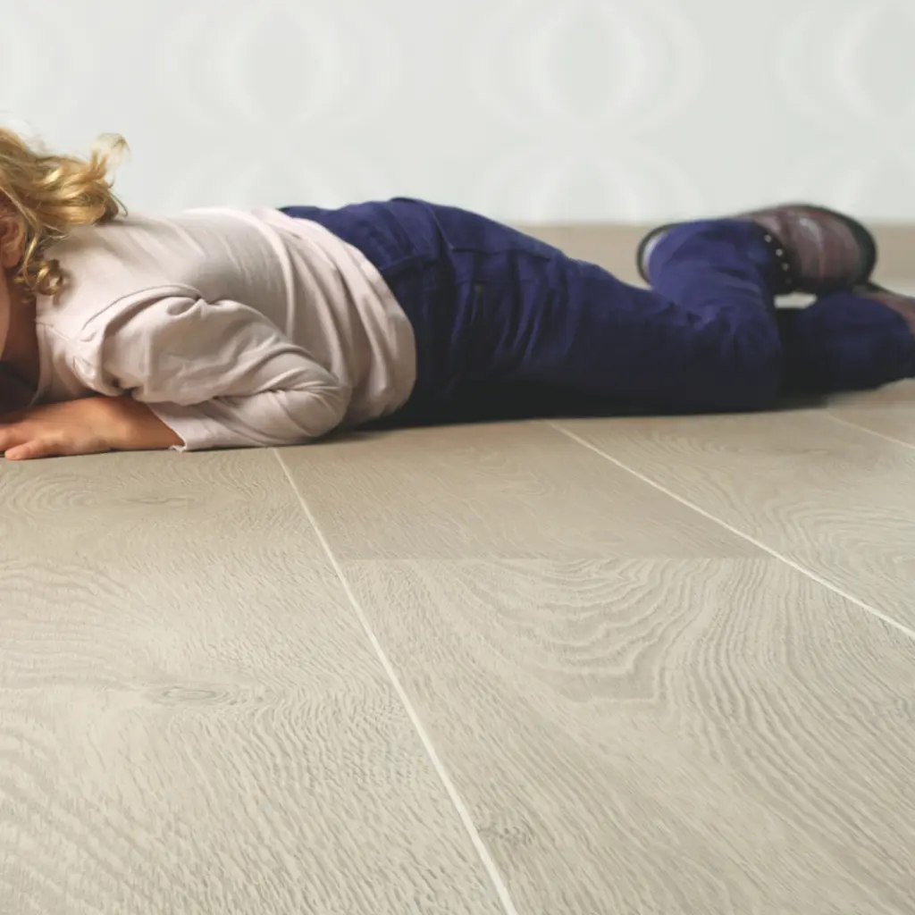 Zestaw Panele Podłogowe Dąb Stary Biały  LPU3985, Podkład Quick-Step Silent Walk, Płyn Koncentrat do czyszczenia podłóg i paneli AC4 9.5 mm, LPU3985, QSUDLSW7, 5907732901863, Zestaw, Largo, Quick-Step Unilin