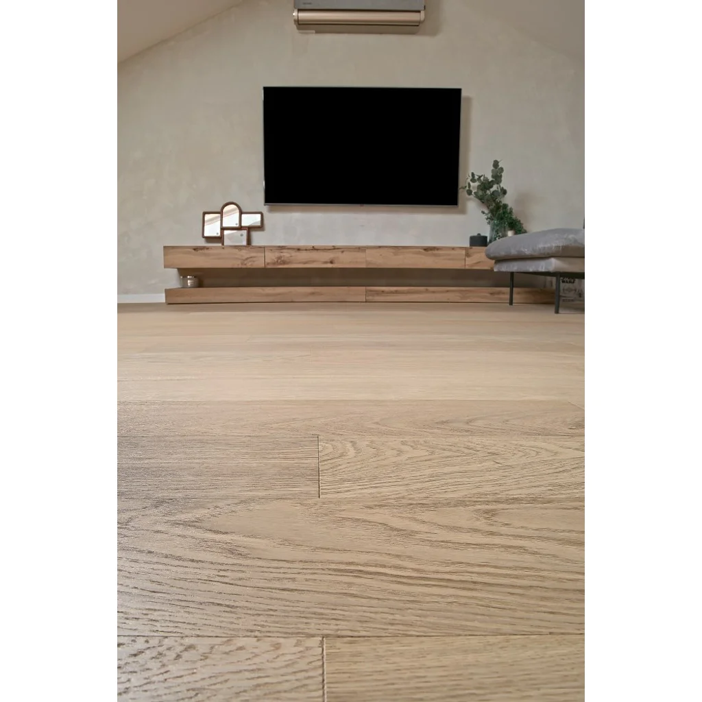 Podłoga Drewniana Dąb Naturalny Rustic Bielony 8.5 mm, VDZ143, Deska warstwowa, Hard Floor Deska warstwowa, Hard Floor