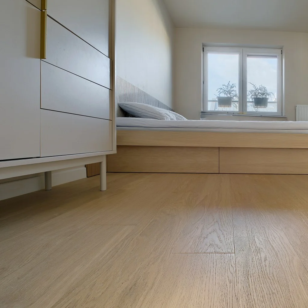 Podłoga Drewniana Dąb Naturalny Rustic Bielony 8.5 mm, VDZ143, Deska warstwowa, Hard Floor Deska warstwowa, Hard Floor