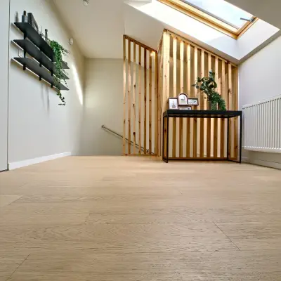 Podłoga Drewniana Dąb Naturalny Rustic Bielony 8.5 mm, VDZ143