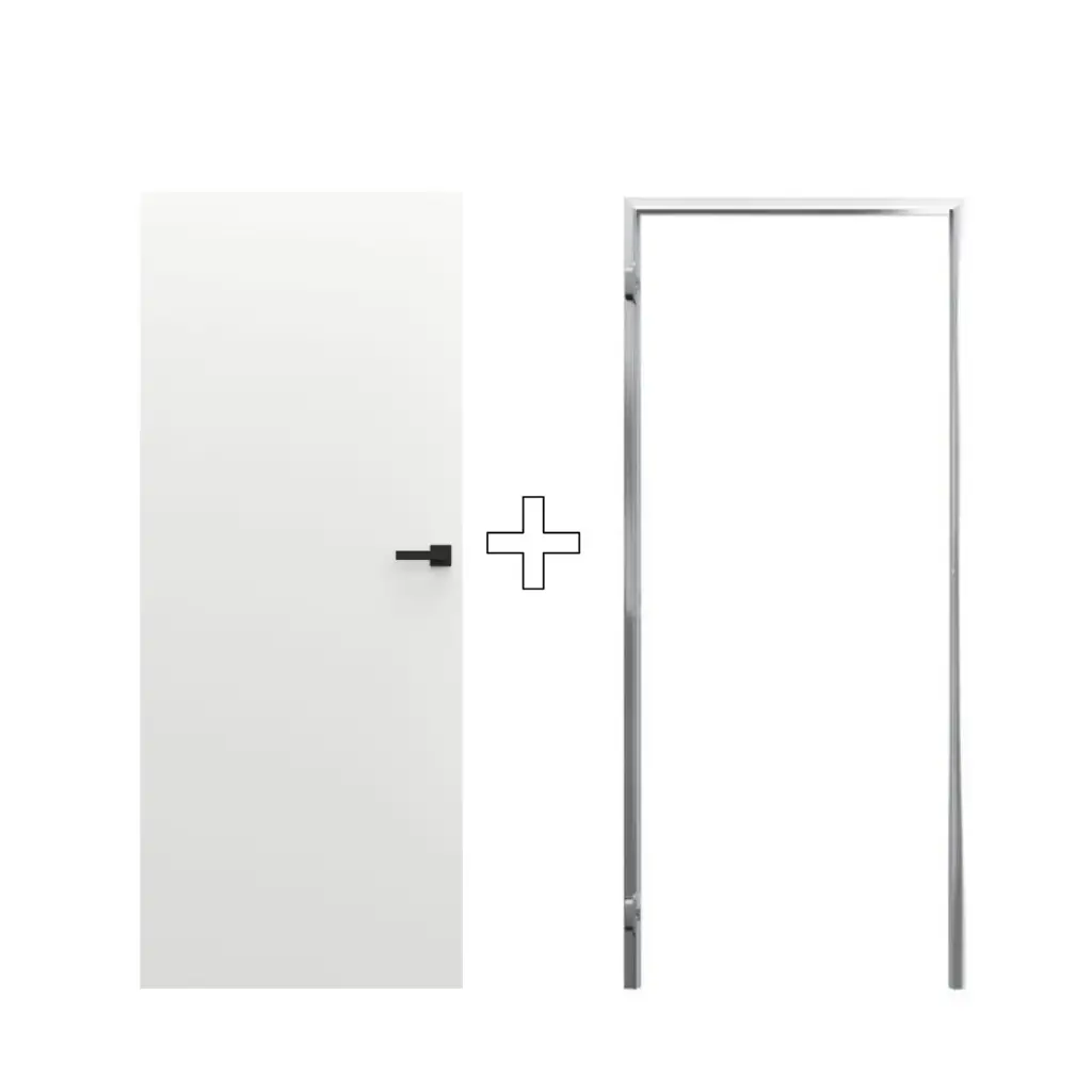 Zestaw Drzwi ukryte + Ościeżnica Porta HIDE Odwrotna przylga (otwierane do wewnątrz) Prawe 70cm plaster miodu, SPP1110P07LBP0A7U0H000, OPP100LP070000AN200000, Zestaw, Porta HIDE, PORTA