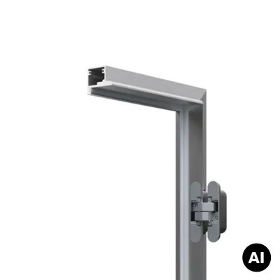 Zestaw Drzwi ukryte + Ościeżnica Porta HIDE Odwrotna przylga (otwierane do wewnątrz) Prawe 70cm plaster miodu, SPP1110P07LBP0A7U0H000, OPP100LP070000AN200000