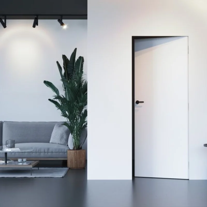 Zestaw Drzwi ukryte + Ościeżnica Porta Hide Odwrotna przyl