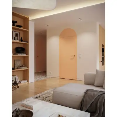 Zestaw Drzwi ukryte + Ościeżnica Porta HIDE Odwrotna przylga (otwierane do wewnątrz) Prawe 70cm płyta, SPP1110P07LBP0A7V0O000, OPP100LP070000AN300000